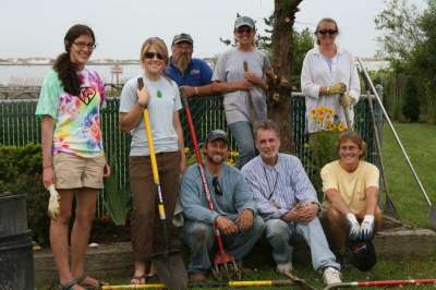 (pictured left to right) Carolyn Hackett, Mary Beth Malone, John Warren, Dottie Warren, Lisa Newman, Jim Schappert, Phil Manfra, Barbara Hacket