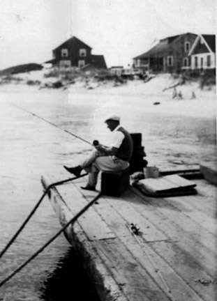 Oak Beach fishing...1940